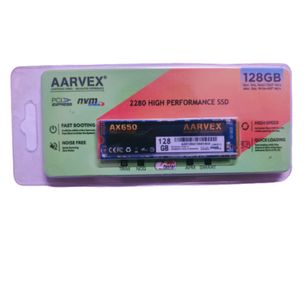 AARVEX INTERNAL SSD 128GB NVME (AX650)