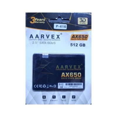 AARVEX INTERNAL SSD 512GB SATA (AX650)