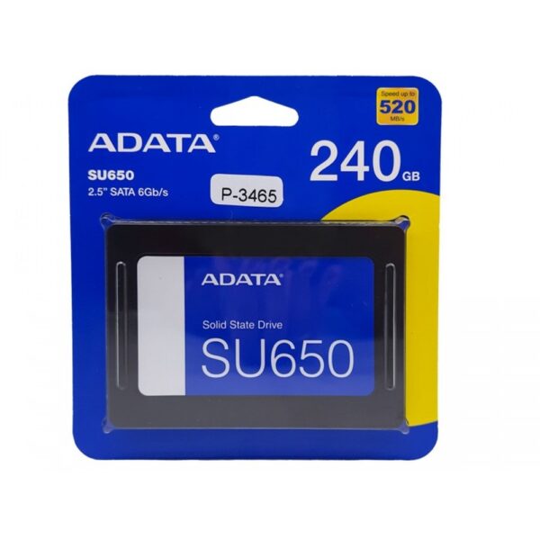 ADATA INTERNAL SSD 240GB SATA (SU630) / (SU650) - Image 2