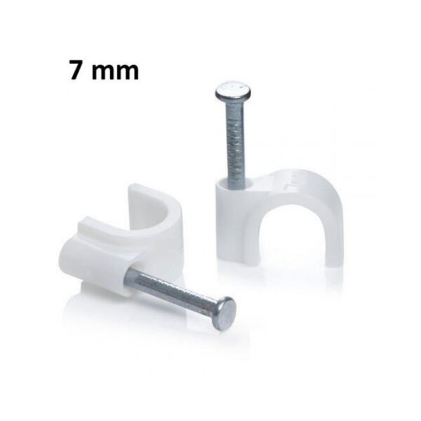 CABLE CLIP 7MM (PACK OF 100PCS)