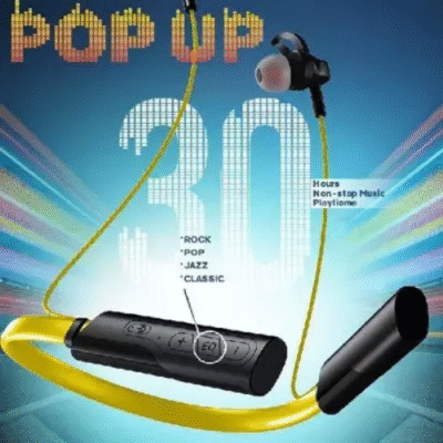 Landmark Pop Up LM-BH143 30 Hours Play Time Bluetooth Headset
