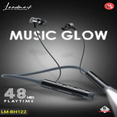 Landmark Wireless Handset LM-BH122 Music Glow, 48HRS Play Time