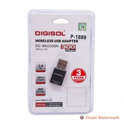 DIGISOL USB WIFI ADAPTER 300MBPS (DG WN3300N)