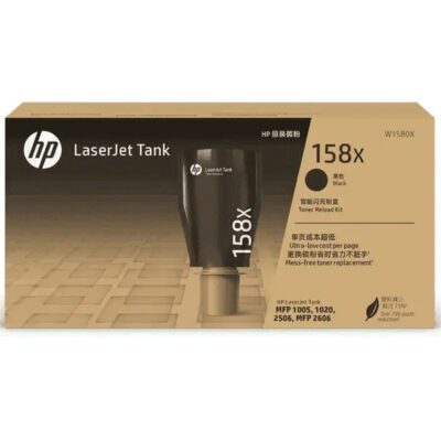 HP LASER JET TANK TONER RELOAD KIT 158X BLACK (ORIGINAL)