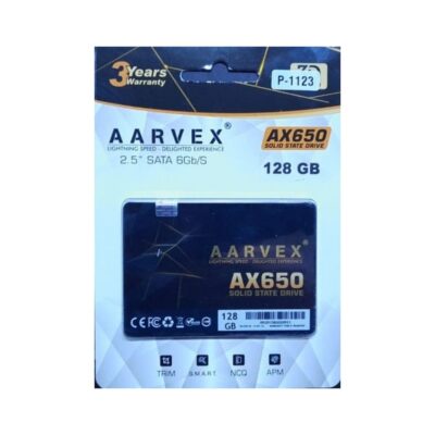 AARVEX INTERNAL SSD 128GB SATA (AX650)