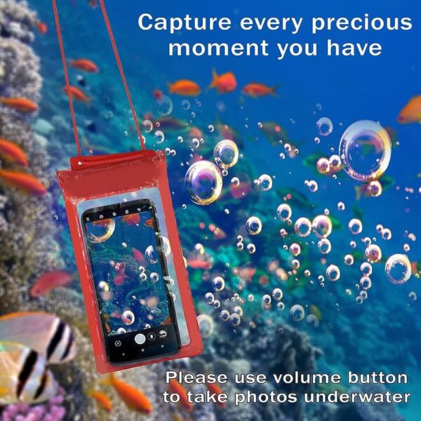 MOBILE PHONE PVC WATERPROOF SEALED RAIN PROTECTION POUNCH COVER - Image 6