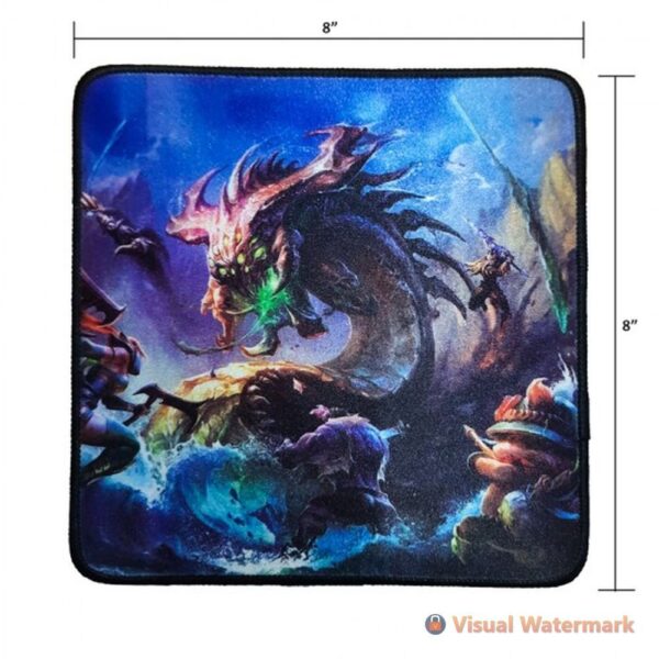 MOUSE PAD 8" X 8" (SILK GLIDING) WITH BORDER - Image 2