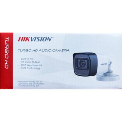 HIKVISION BULLET 5MP WDR (16H0T ITPFS) 3.6MM BUILT IN MIC