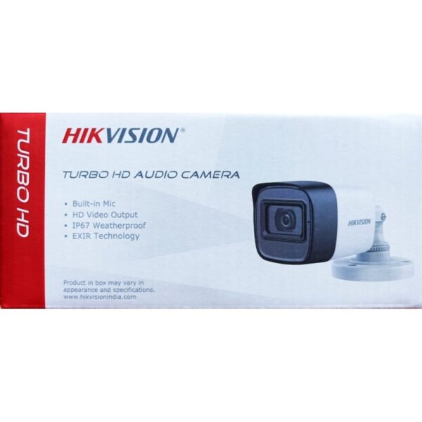 HIKVISION BULLET 5MP WDR (16H0T ITPFS) 3.6MM BUILT IN MIC