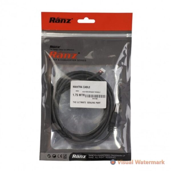RANZ AADHAR USB CABLE FOR MANTRA DEVICE 1.8M - Image 2