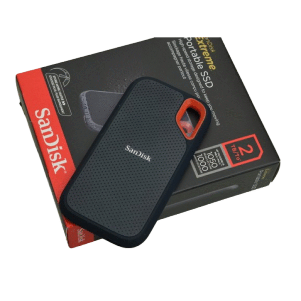 SANDISK EXTERNAL SSD 2TB E61 (TYPE C TO USB 3.2) BLACK 1050 MBS EXTREME