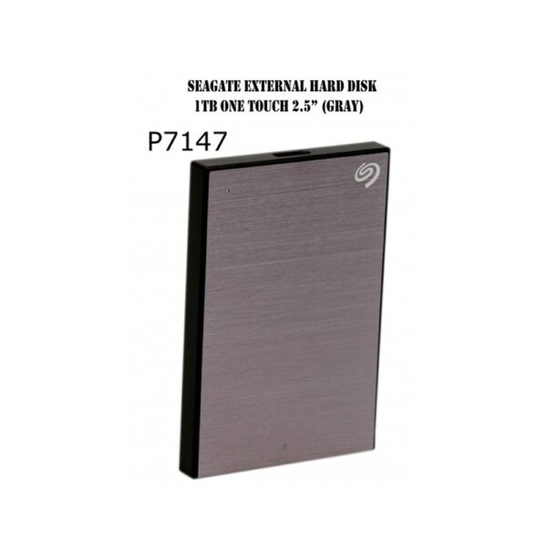 SEAGATE EXTERNAL HARD DISK 1TB ONE TOUCH 2.5” (SILVER) - Image 2