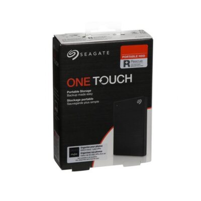 SEAGATE EXTERNAL HARD DISK 4TB ONE TOUCH 2.5” (BLACK)