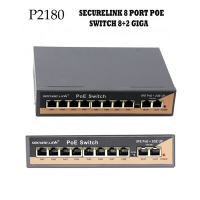 SECURELINK POE SWITCH 8 PORT (8 NORMAL + 2 GIGA UPLINK)
