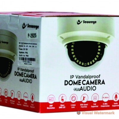 SECUREYE IP DOME 2MP 3.6MM (VANDAL PROOF) WITH BUILT IN MIC
