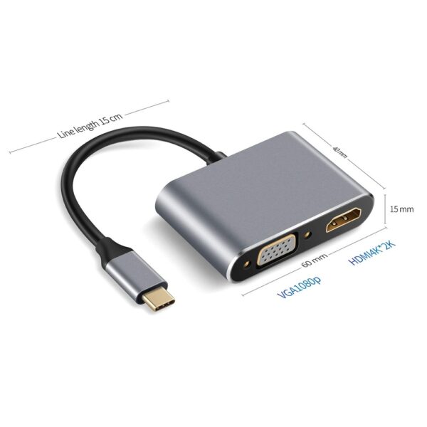 USB-C TO HDTV + VGA MULTIFUNCTION ADAPTER - Image 5