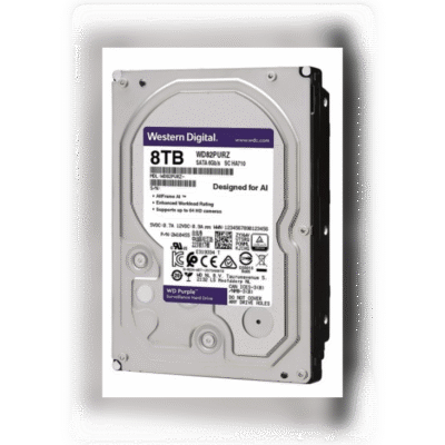 WD SURVEILLANCE HARD DISK 8TB PURPLE