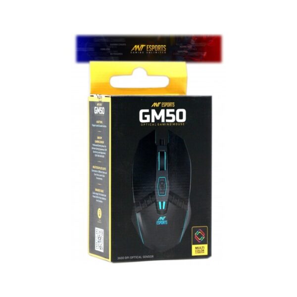 ANT ESPORTS MOUSE USB GM50 RGB