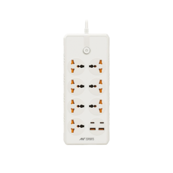 ANT ESPORTS SPIKE 7 SOCKET 1 SWITCH 3M (2 USB + 2 TYPE C) PS722