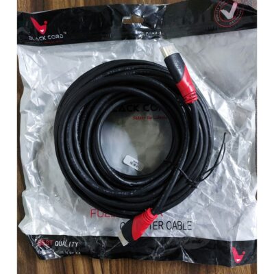 BLACK CORD FULL COPPER HDTV/VGA CABLE