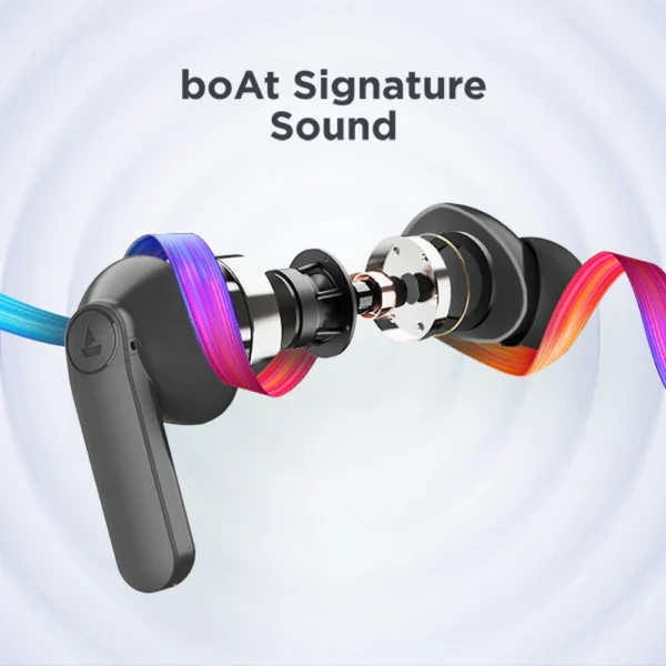 ORIGINAL BOAT AIRDOPES 121 PRO EARBUDS WITH 10MM DYNAMIC DRIVE - Image 3