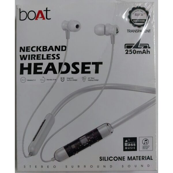 BOAT TRANSPARENT SILICONE MATERIAL NECKBAND