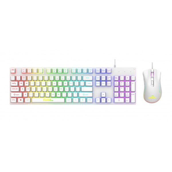 COCO SPORTS GAMING KEYBOARD MOUSE COMBO USB KRUX K29 GM29 WHITE - Image 2
