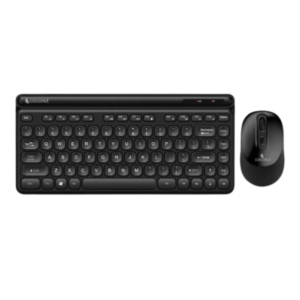 COCONUT KEYBOARD MOUSE COMBO WIRELESS QUARTZ - Image 2