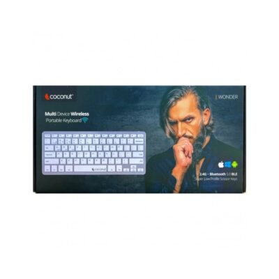 COCONUT KEYBOARD WIRELESS BLUETOOTH WONDER (MULTI DEVICE)