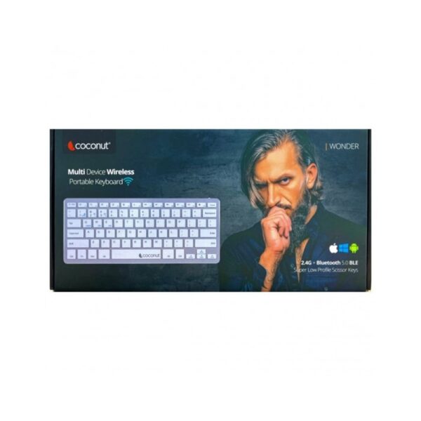 COCONUT KEYBOARD WIRELESS BLUETOOTH WONDER (MULTI DEVICE)