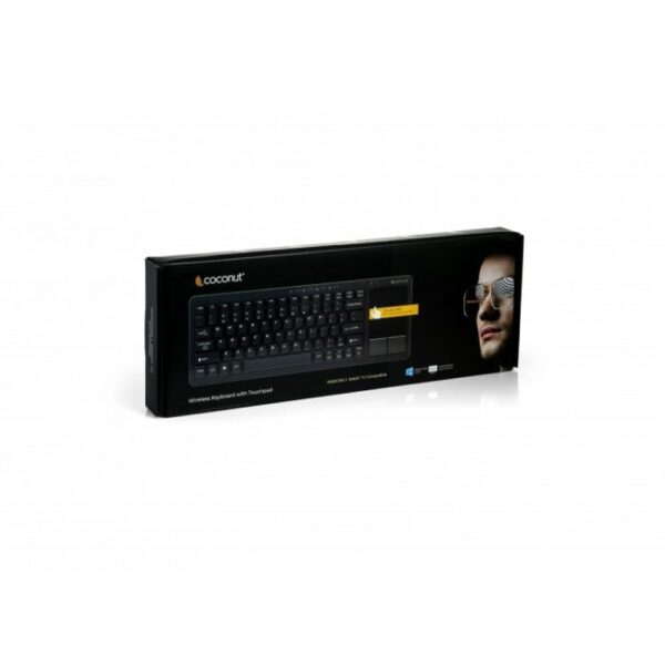COCONUT KEYBOARD WIRELESS WITH TOUCH PAD BRAVO WK18
