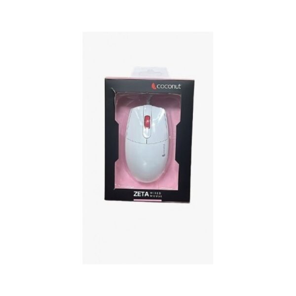 COCONUT WIRED MOUSE ZETA ( 2 YEARS WARRANTY ) GRAY