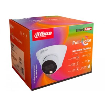 DAHUA IP DOME 4MP NIGHT COLOUR (HDW1439T2A) 3.6MM BUILT IN MIC SILVER