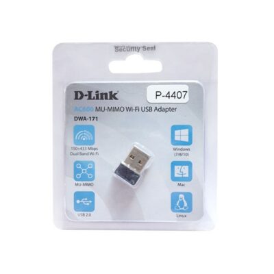 DLINK USB WIFI ADAPTER 600 MBPS (DWA171) DUAL BAND