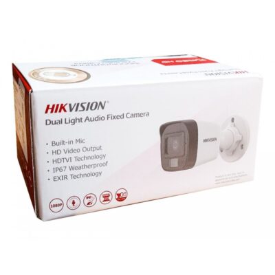 HIKVISION BULLET 2MP (16D0TLPFS) 3.6MM BUILT IN MIC WITH DUAL LIGHT