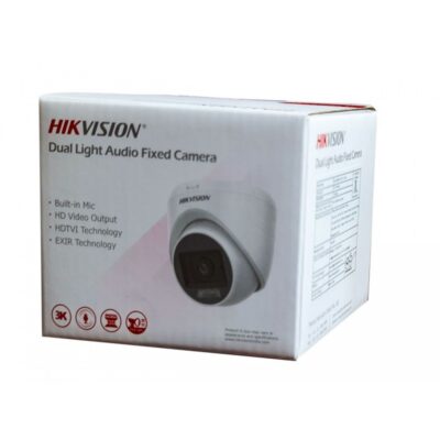HIKVISION DOME 5MP (76K0T LPFS) 2.8 MM BUILT IN MIC WITH DUAL LIGHT 3K