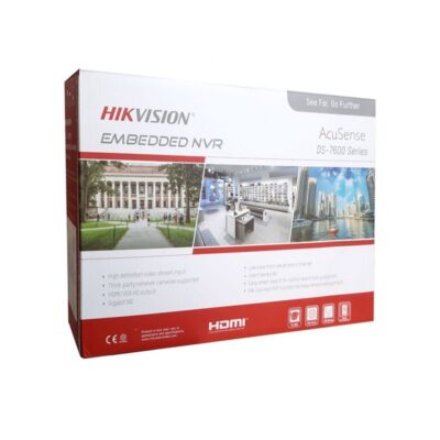 HIKVISION IP NVR 4CH (DS 7604NXI K1) WITH ACUSENSE 4K
