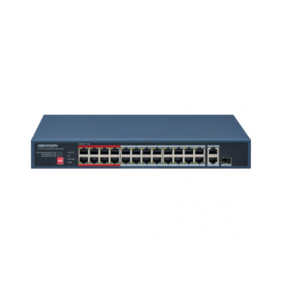 HIKVISION POE SWITCH 24 PORT (24 NORMAL + 2 GIGA UPLINK) 3E0326P E