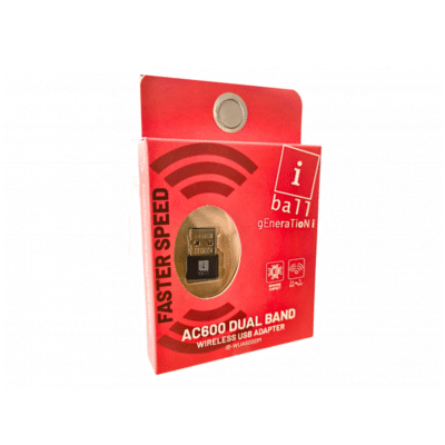 IBALL USB WIFI ADAPTER AC600 DUAL BAND (IB WUA600DM)