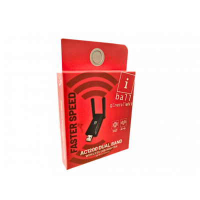 IBALL USB WIFI ADAPTER DUAL BAND AC1200 (IB WUA1200DM)