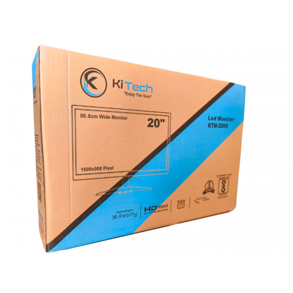 KITECH LED 20" (KTM 20HV) TN PANEL HDMI|VGA (1600 X 900) - Image 2