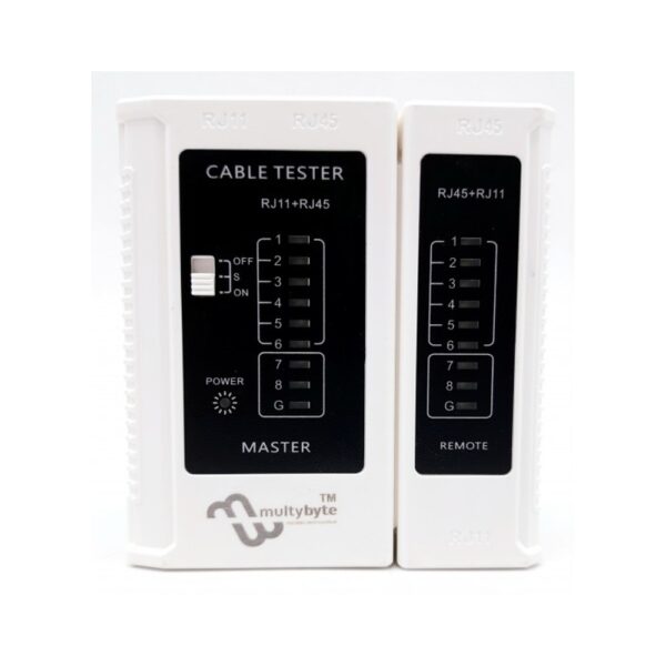 LAN CABLE TESTER MULTYBYTE (9V BATTERY REQUIRED) - Image 2