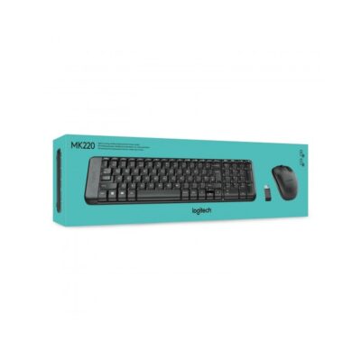LOGITECH KEYBOARD MOUSE COMBO WIRELESS MK220