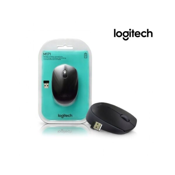 LOGITECH MOUSE WIRELESS M171 (BLACK) - Image 2