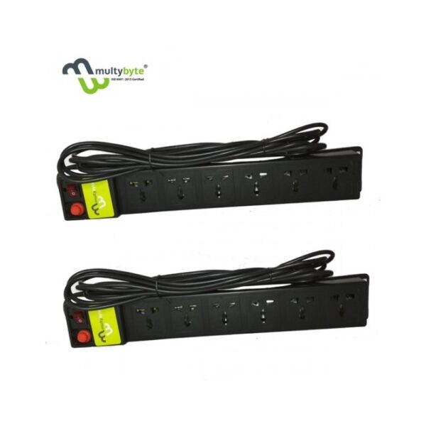 MULTYBYTE SPIKE 6 SOCKET 1 SWITCH 4.5M (ECO) - Image 2