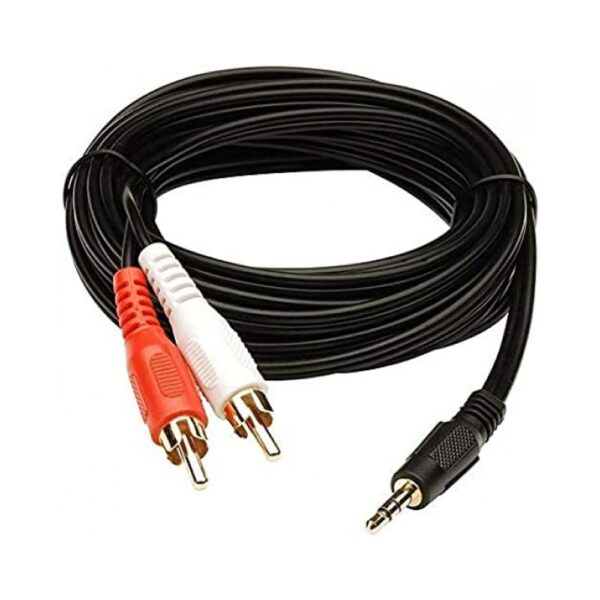 RANZ STERIO TO 2 RCA (MALE TO MALE) CABLE 1.5M - Image 2
