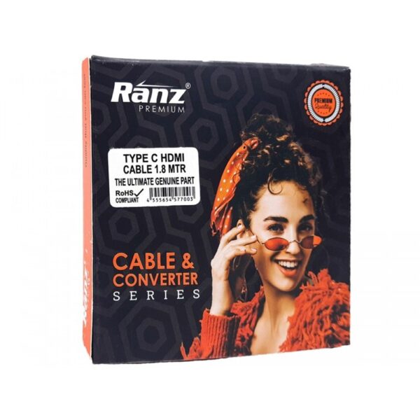 RANZ TYPE C TO HDMI CONVERTER CABLE (1.8M)