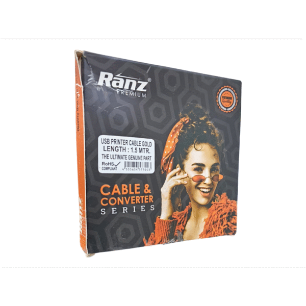 RANZ USB PRINTER CABLE 1.5M (PREMIUM)