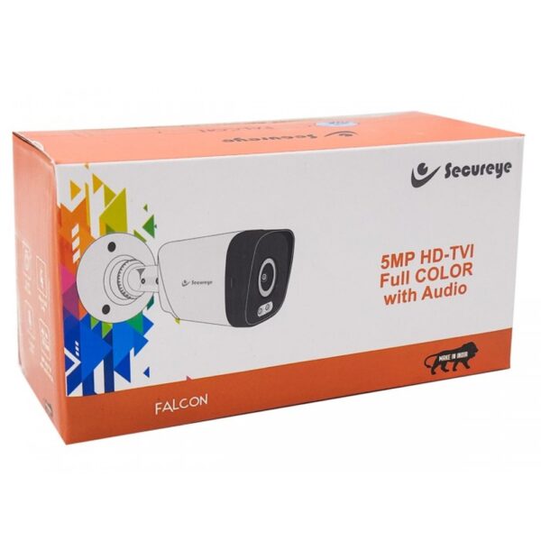 SECUREYE BULLET 5MP 3.6MM (NIGHT COLOR VISION) WITH COAXIAL AUDIO (SA W5 CA)