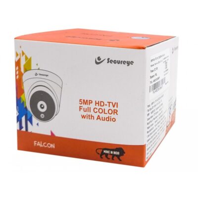 SECUREYE DOME 5MP 3.6MM (NIGHT COLOR VISION) WITH COAXIAL AUDIO (SA D5 CA)